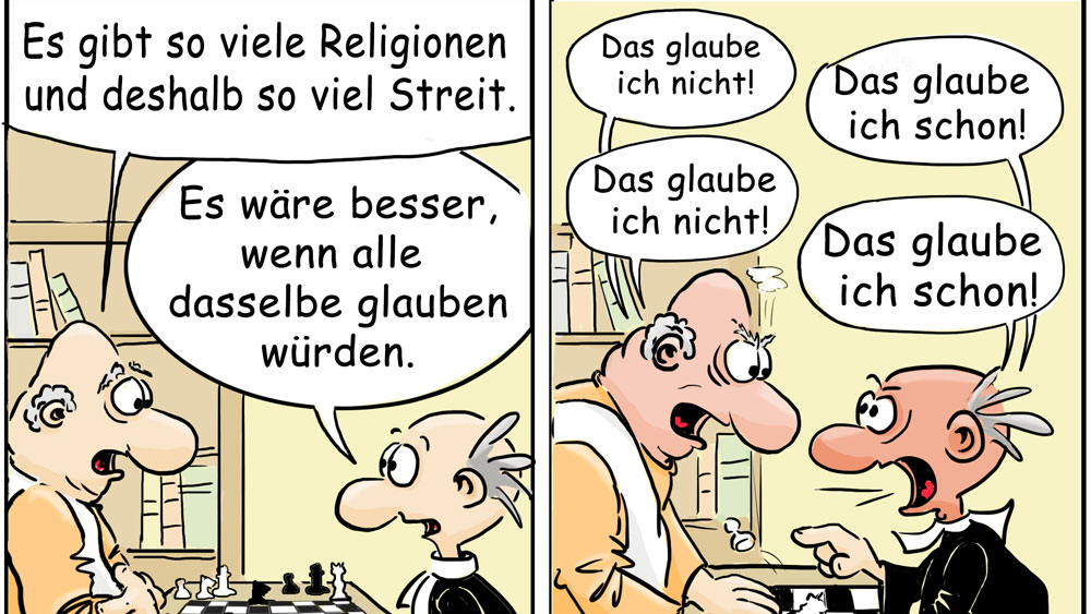 satirischer Comic